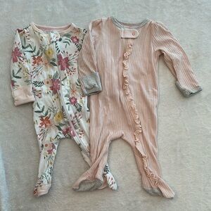 Cloud Island 0-3m sleepers, pink
